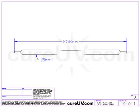 Fusion UV 558472 Equivalent 10  H Type UV Lamp Online Sale