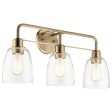 Meller 24 In 3-Lights Bathroom Vanity Light, Bronze Finish Sale