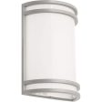 Ventura 10 in. LED Outdoor Wall Light Gray Finish Supply