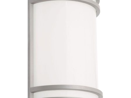 Ventura 10 in. LED Outdoor Wall Light Gray Finish Supply