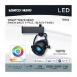 Starfish Smart Pinch Back LED Track Head, 1100 Lumens, RGBTW, Halo, 36°, Black Online now