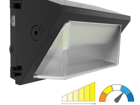 LED Wall Pack With Photocell, 14000 Lumens, 50 100 Watts, 30K 40K 50K, 120 277V, Adjustable Throw Discount