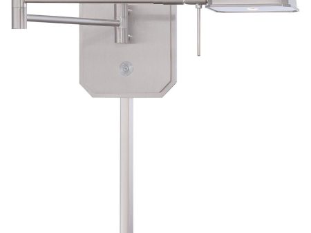 George s Reading Room Contemporary Dome LED Swing Arm Wall Lamp Online now