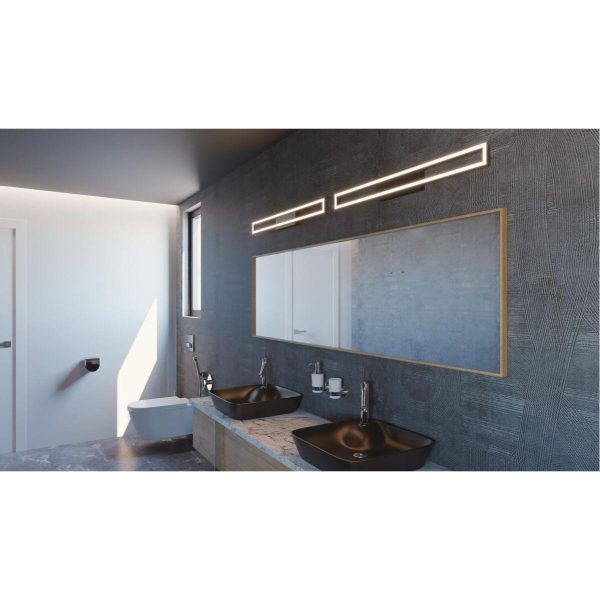 Zola 36 in. LED Bath Bar Black finish on Sale