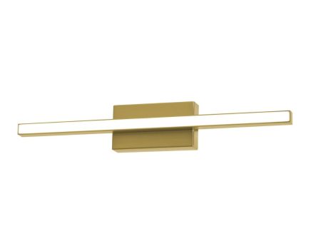 Barlow 18 in. LED Bath Bar Satin Brass finish For Discount