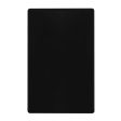 1-Gang Screwless Blank Wall Plate Black Cheap