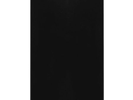 1-Gang Screwless Blank Wall Plate Black Cheap