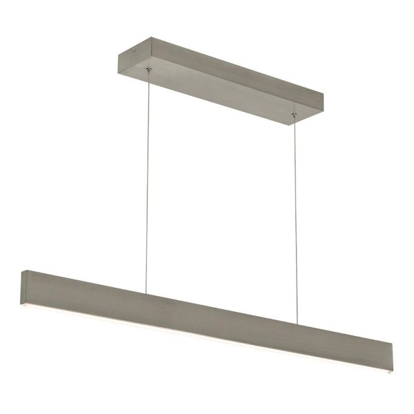 Stealth 36 in. LED Pendant Light Selectable CCT 120-277V Satin Nickel Finish Online Hot Sale