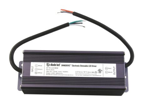 OMNIDRIVE 80 Watts, 12VDC LED Driver, ELV, Triac and MLV Dimming Online Sale