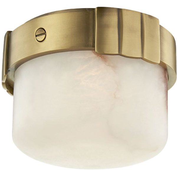 Beckett 6 in. LED Flush Mount Light Brass Finish Discount