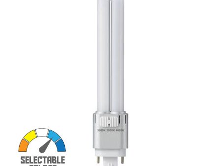 4 Pin PL LED Bulb, 10W, 1400lm, Selectable CCT, Omnidirectional, G24q Base, Direct or Bypass Online now