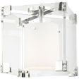 Achilles 13 in. Flush Mount Light Polished Nickel Finish Sale