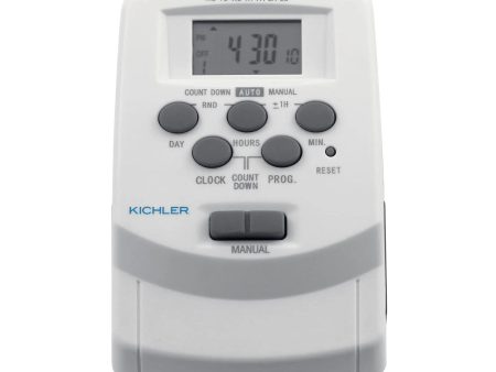 7-Days Plug-In Digital Programmable Timer Switch White Fashion