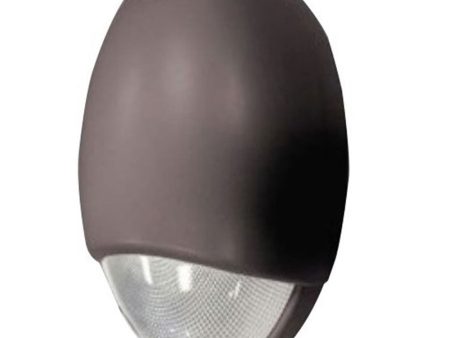 Architectural LED Emergency Light, 11W, Indoor Outdoor, 120-277V, Dusk To Dawn, Bronze For Sale