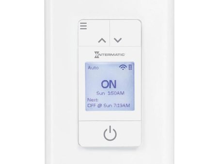 Ascend Smart Wi-Fi 15 Amp 7-Days LED Switch Timer, White Cheap