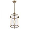 Yorktown 10 in. Pendant Light Brass Finish Hot on Sale