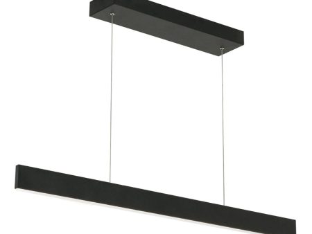 Stealth 36 in. LED Pendant Light Selectable CCT 120V Black Finish For Cheap