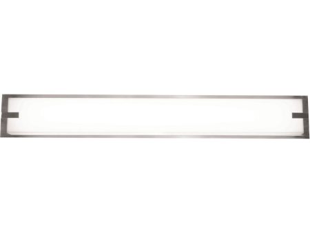 Sinclair 39 in. LED Bath Bar Satin Nickel Finish Hot on Sale