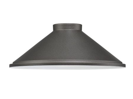 RLM 14 in. Path Light Shade Smoked Iron finish Online