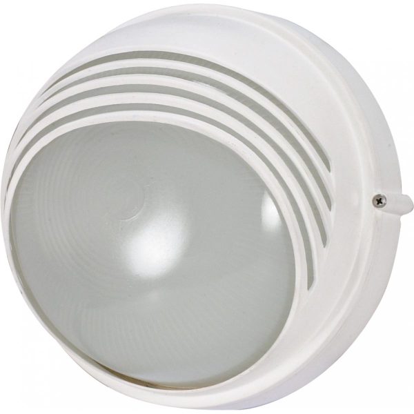 10 In. Outdoor Round Bulkhead Light White finish Online Sale