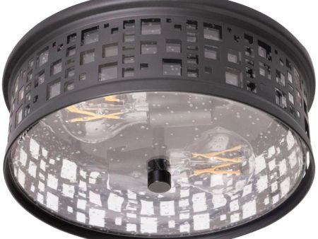 Roscoe 11 Inch Flush Mount Light Black Finish Online