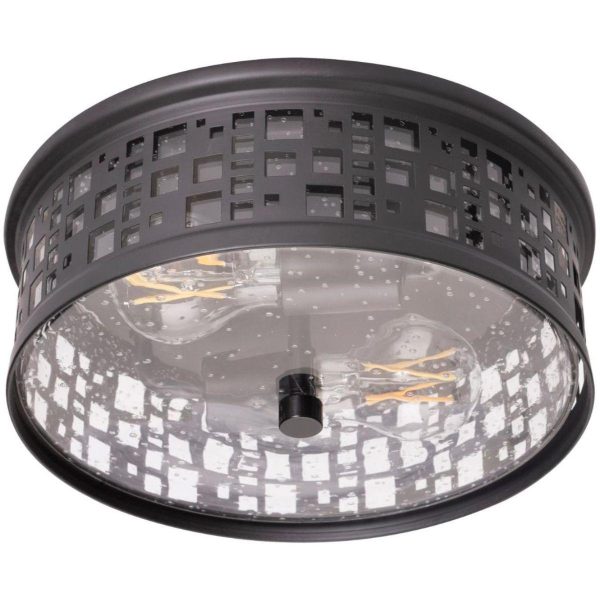 Roscoe 11 Inch Flush Mount Light Black Finish Online