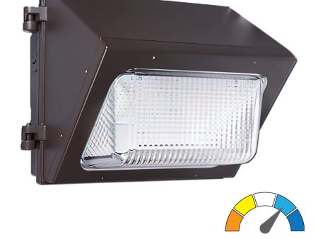 LED Wall Pack, 8100 Lumens, 60 Watts, 30K 40K 50K, On Off Photocell, 120-277V Supply