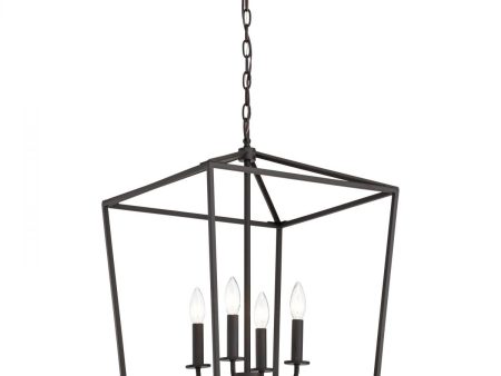 Emma 20 in. 4 lights Pendant Light Dark Bronze Finish on Sale