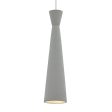 Windsor Monorail Cone Pendant Light Nickel Gray Finish Fashion