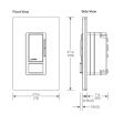 Maestro PIR 180° 0-10V Occupancy|Vacancy Dimmer Sensor, Single-pole or multi-location, 8A, 120-277V, Light Almond Online Sale