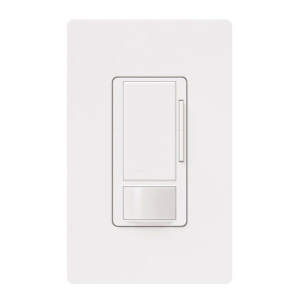 Maestro PIR 180° 0-10V Occupancy|Vacancy Dimmer Sensor, Single-pole or multi-location, 8A, 120-277V, White Sale