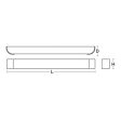 Allen 42 in. LED Bath Bar Satin Nickel finish Discount