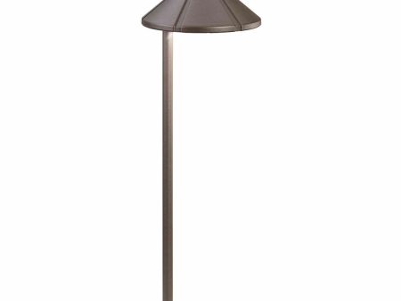 4.3W 302 Lumens LED Side Mount Path Light 3000K Textured Architectural Bronze Online Sale