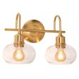 Laney 2 Lights 15 In. Vanity Light Gold Finish Discount