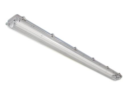 4ft 2-Lamp T8 LED Tube Ready Vapor Tight, Double End Wiring, Bulbs Not Included Online Sale