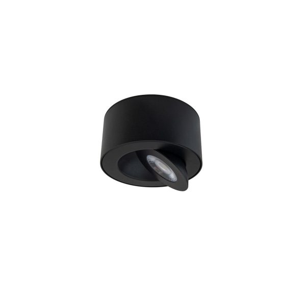 I Spy 5 In. LED Outdoor Flush Mount 4000K Black finish Hot on Sale