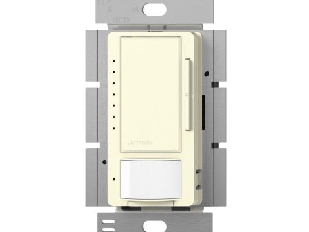 Maestro PIR 180° Vacancy Motion Sensor Wall Switch with LED+ Dimmer, 150W, 120V, Light Almond on Sale