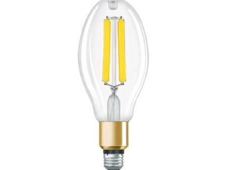 ED23 HID Retrofit LED Bulb, 6000lm, 5000K, 150W MH Equal, E26 Medium, Clear, 120-277V For Cheap