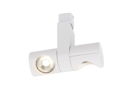 LED Dual Pipe Track Head 24W 2000 Lumens 3000K, Halo, 24°, White Online