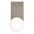 Metropolitan 12 in. LED Bath Sconce Satin Nickel Finish White Shade Online now