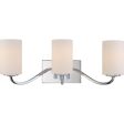 Willow 23 in. 3 Lights Vanity Light Nickel Finish Discount