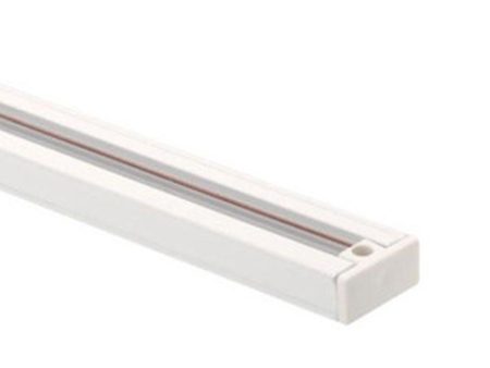 8 Ft. Track Rail One Circuit, Halo, White Finish Cheap