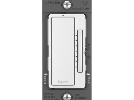 radiant Multi-Location Master Dimmer Switch, 450 Watts LED|MLV, White Supply