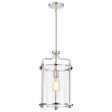 Yorktown 10 in. Pendant Light Polished Nickel Finish For Sale