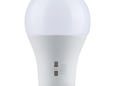 Dimmable A19 LED Bulb, 14 Watts, 1600 Lumens, 2700K to 5000K, 100W Equal, GU24 Base Fashion