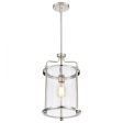 Yorktown 10 in. Pendant Light Polished Nickel Finish For Sale