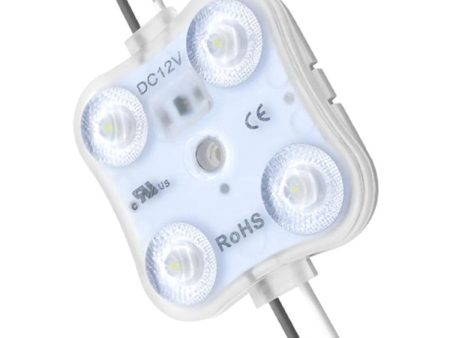 LED Channel Ray, 4 LEDs, 6000K, 24VDC, 20 Modules, 220 Lumens per Module Cheap