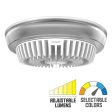 LED Parking Garage Light, 6000 Lumens, 20 30 40 Watts, 30K 40K 50K, 120-277V, White Finish Fashion