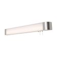 Allen 41 in. LED Bath Bar Satin Nickel finish on Sale