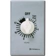 20 Amp 12-Hours In-Wall Spring Wound Timer Switch Silver Supply